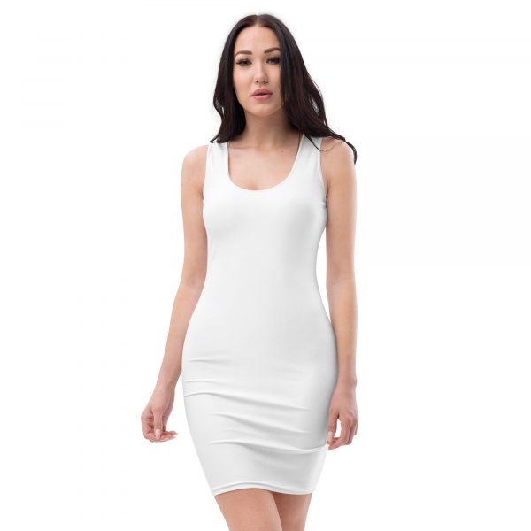 Robe Longue "Black&White" Blanc