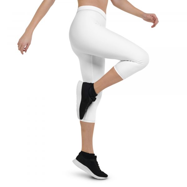Leggings Court Sport "Black&White" Blanc Femme – Image 2