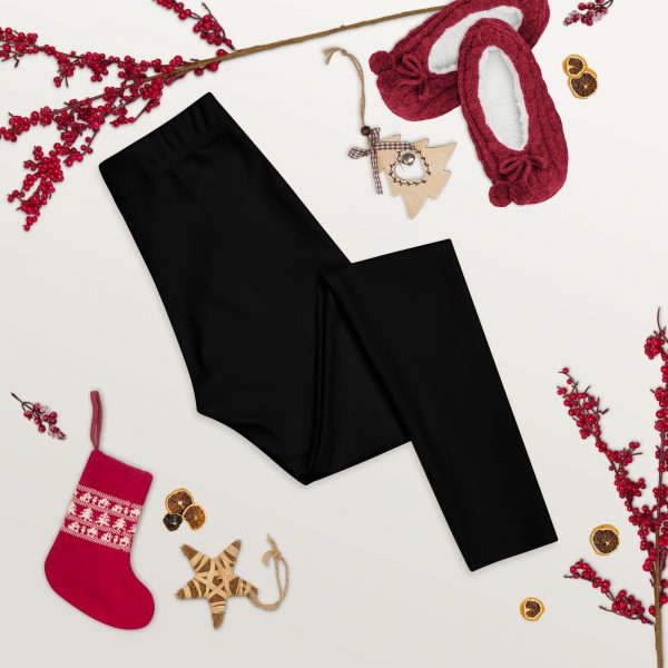 Leggings Sport "Black&White" Noir Femme – Image 4