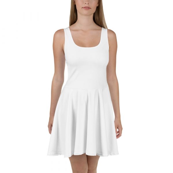 Robe Patineuse "Black&White" Blanc