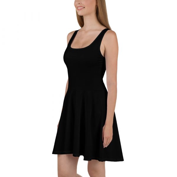 Robe Patineuse "Black&White" Noir – Image 3