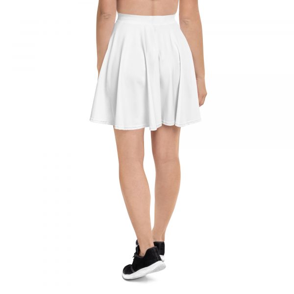 Jupe Patineuse "Black&White" Blanc – Image 2