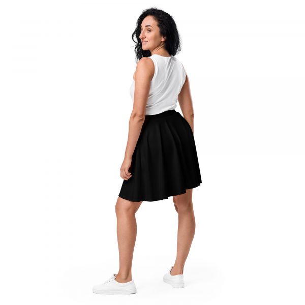 Jupe Patineuse "Black&White" Noir – Image 4