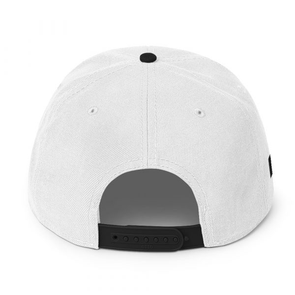 Casquette Snapback "Black&White" Unisexe Blanc et Noir – Image 4