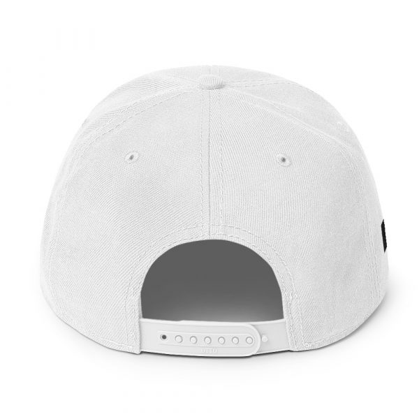 Casquette Snapback "Black&White" Unisexe Blanc – Image 4