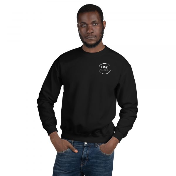 Sweatshirt Sport "Black&White" Noir Homme "Jai des écouteurs." – Image 2
