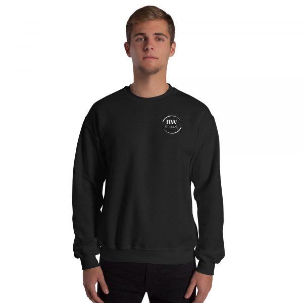 Sweatshirt Sport "Black&White" Noir Homme "Jai des écouteurs." – Image 3