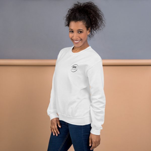 Sweatshirt Sport "Black&White" Blanc Femme "Va T'entrainer !" – Image 4