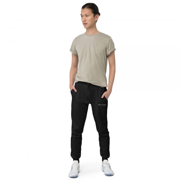 Pantalon de Survêtement Homme "Black&White" Noir Black&White Brodé – Image 3