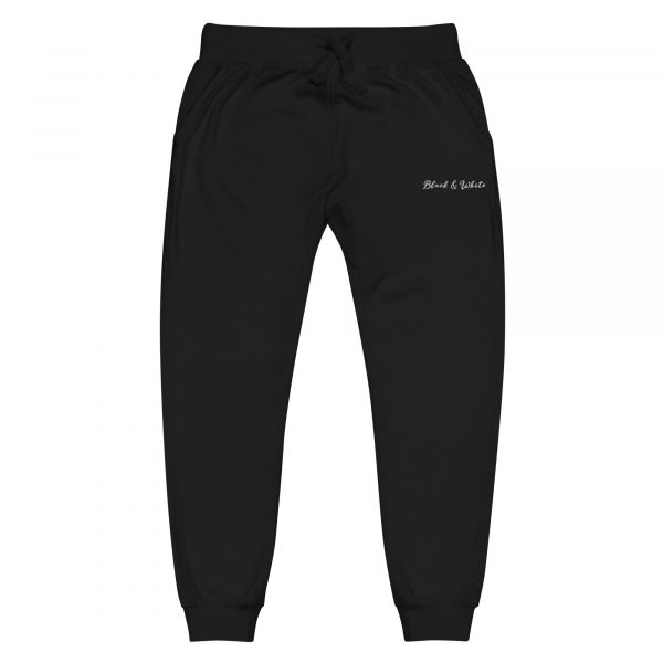 Pantalon de Survêtement Homme "Black&White" Noir Black&White Brodé – Image 4