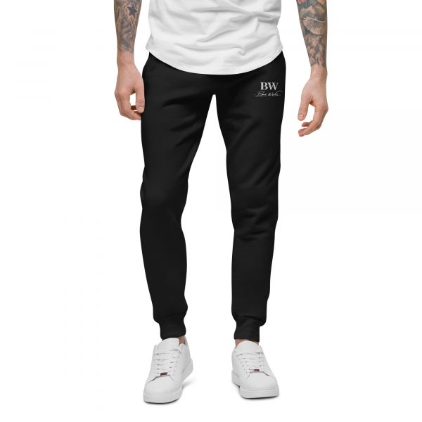 Pantalon de Survêtement Homme "Black&White" Noir BW Brodé