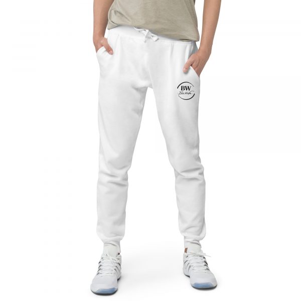 Pantalon de Survêtement Homme "Black&White" Blanc Logo Brodé – Image 2