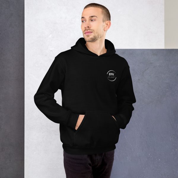Sweat à Capuche Sport "Black&White" Noir Homme "Je peux vous..." – Image 2