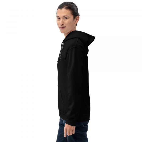 Sweat à Capuche Sport "Black&White" Noir Homme "Ne lâche rien" – Image 6