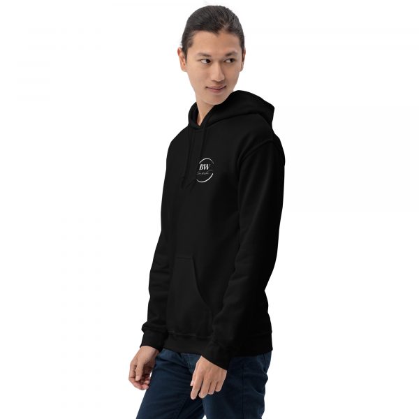 Sweat à Capuche Sport "Black&White" Noir Homme "Ne lâche rien" – Image 5