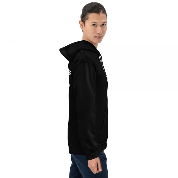 Sweat à Capuche Sport "Black&White" Noir Homme "Ne lâche rien" – Image 4