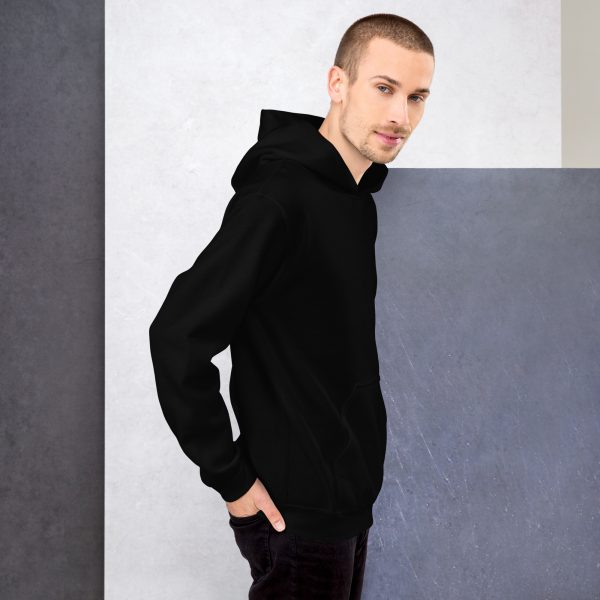 Sweat à Capuche Sport "Black&White" Noir Homme "Je peux vous..." – Image 3