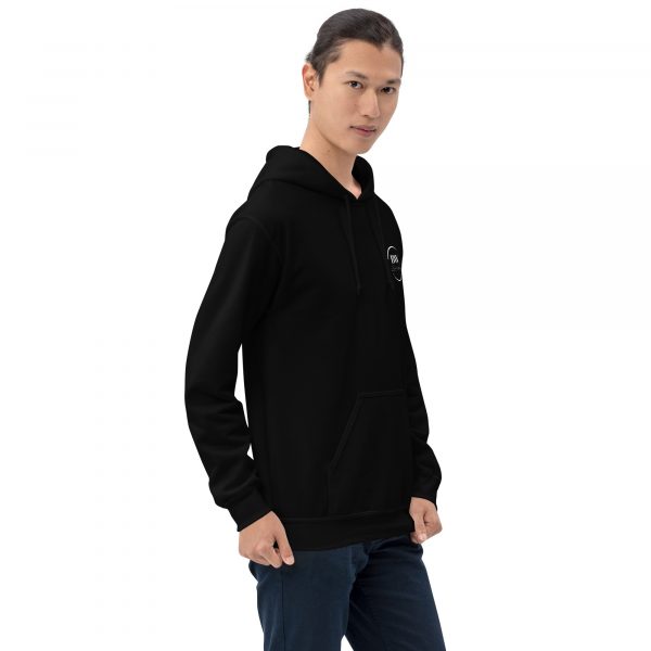 Sweat à Capuche Sport "Black&White" Noir Homme "Ne lâche rien" – Image 3