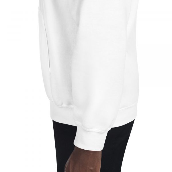 Sweat à Capuche Sport "Black&White" Blanc Message – Image 7