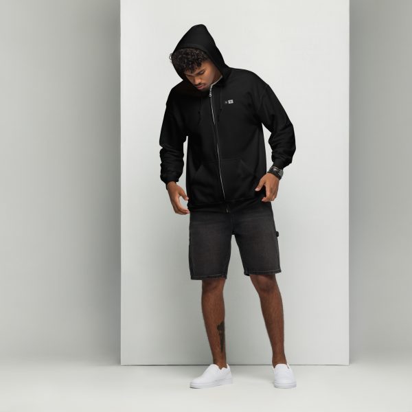 Veste Élégante "Black&White" Noir Homme Écusson Brodé