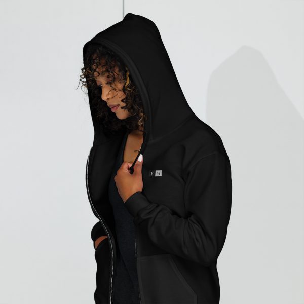 Veste Élégante "Black&White" Noir Femme Écusson Brodé