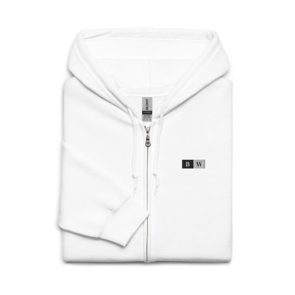 Veste Élégante "Black&White" Blanc Femme Écusson Brodé – Image 5
