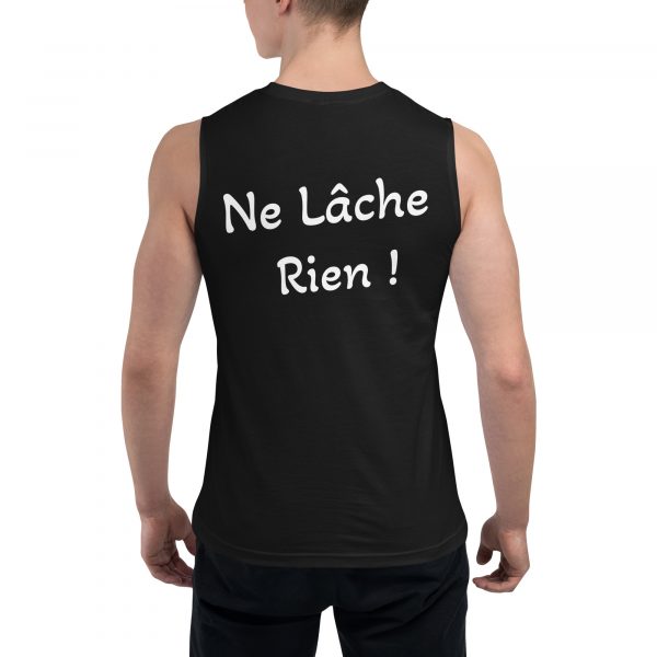 Débardeur Sport "B&W" Noir Homme "Ne Lâche Rien!" – Image 5