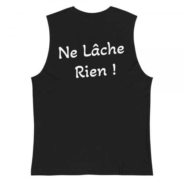 Débardeur Sport "B&W" Noir Femme "Ne Lâche Rien!" – Image 4