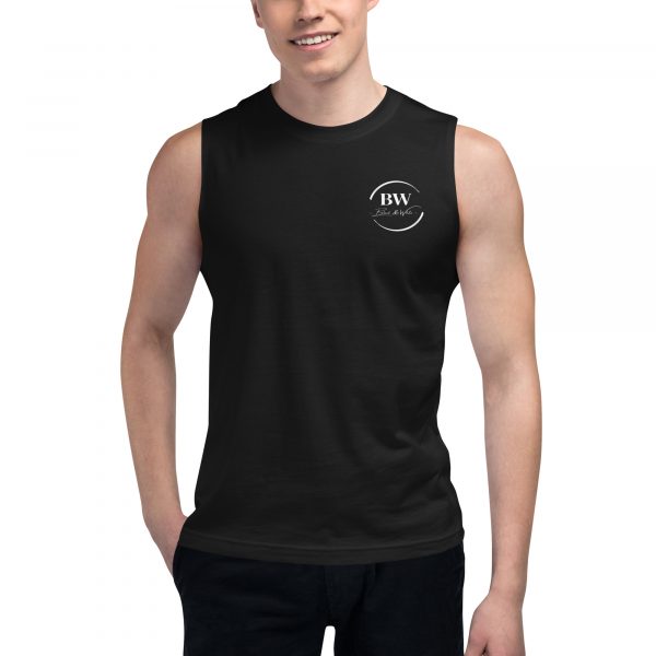 Débardeur Sport "B&W" Noir Homme "Ne Lâche Rien!"
