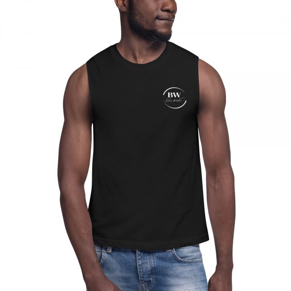 Débardeur Sport "B&W" Noir Homme Classique – Image 3