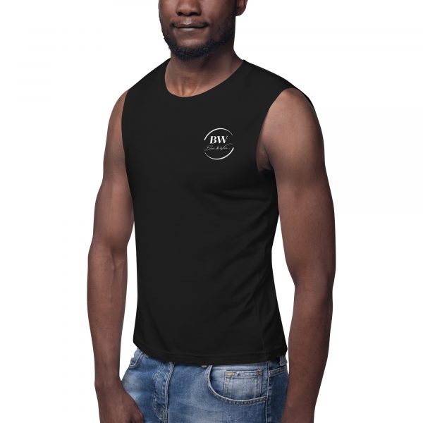 Débardeur Sport "B&W" Noir Homme Classique – Image 2