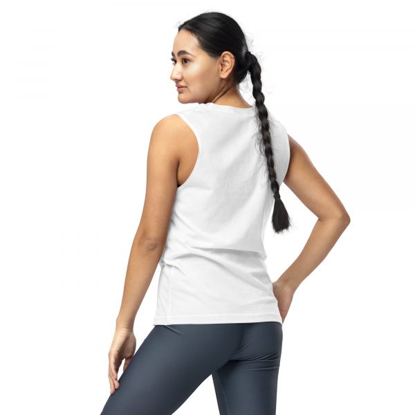 Débardeur Sport "B&W" Blanc Femme Classique – Image 4