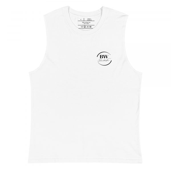 Débardeur Sport "B&W" Blanc Femme "Ne Lâche Rien!" – Image 2