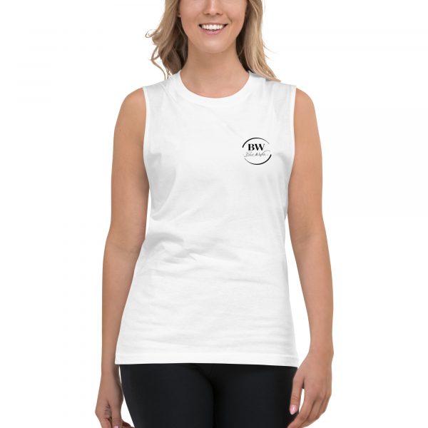 Débardeur Sport "B&W" Blanc Femme Classique