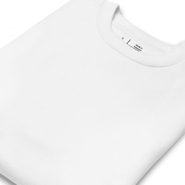 Pull Premium Homme "Black&White" Blanc Imprimé Manche – Image 3