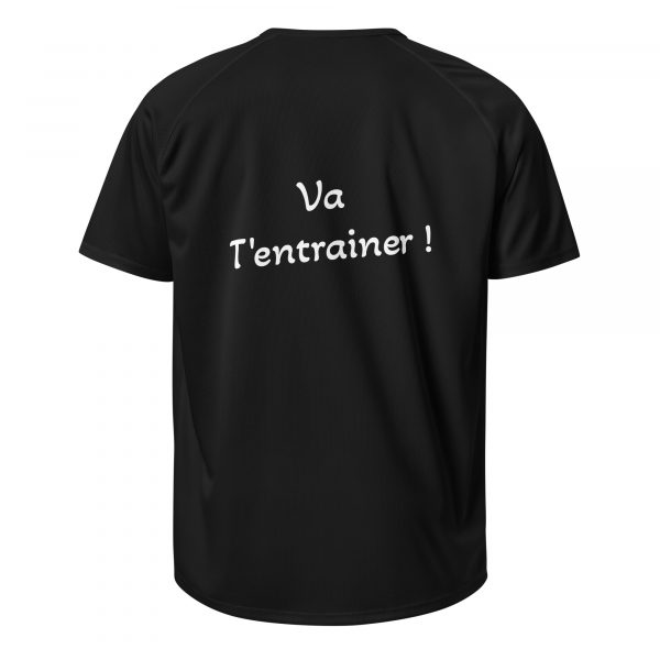 T-Shirt Sport "Black&White" Noir Femme "Va T'entrainer!" – Image 3
