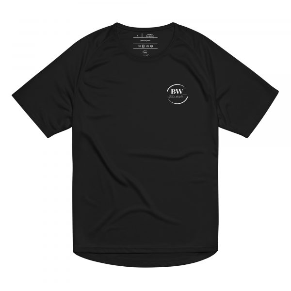 T-Shirt Sport "Black&White" Noir Femme "J'ai des écouteurs..." – Image 3