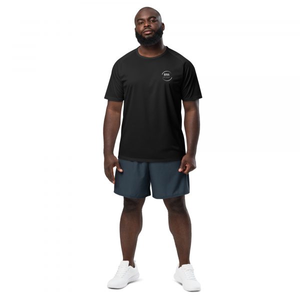 T-Shirt Sport "Black&White" Noir Homme "Ne Lâche rien!"