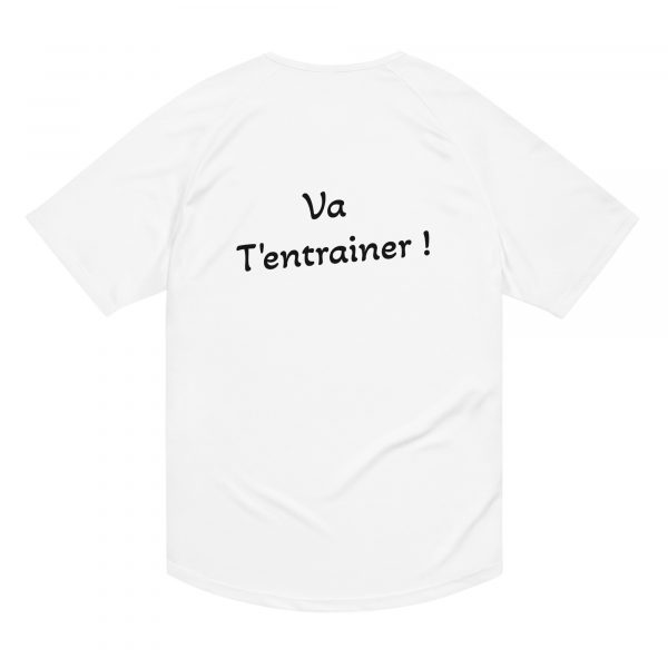 T-Shirt Sport "Black&White" Blanc Femme "Va T'entrainer!" – Image 4