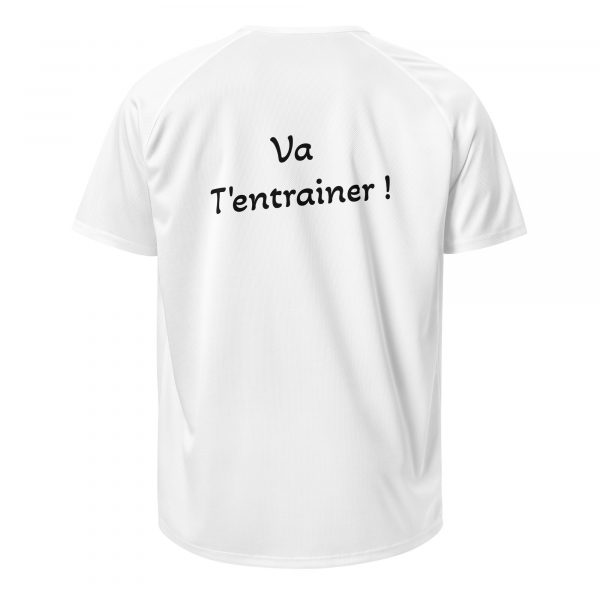T-Shirt Sport "Black&White" Blanc Femme "Va T'entrainer!" – Image 5