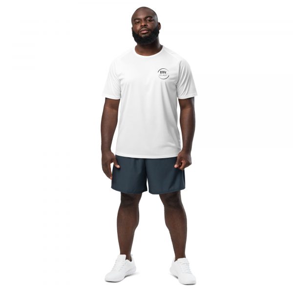 T-Shirt Sport "Black&White" Blanc Homme "J'ai des écouteurs" – Image 3
