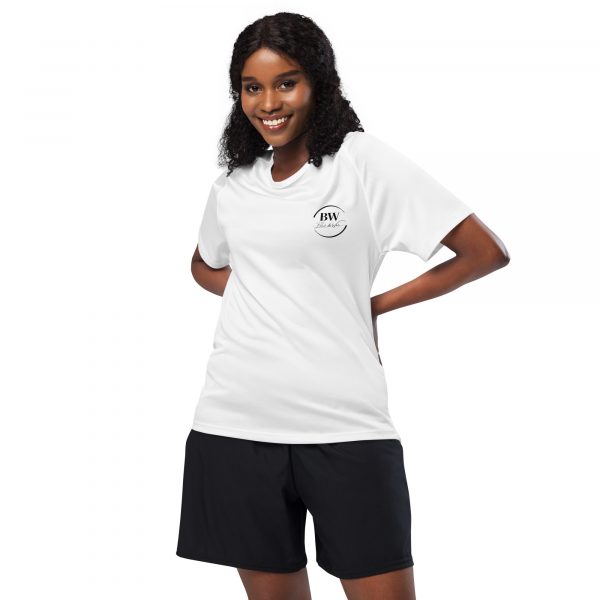 T-Shirt Sport "Black&White" Blanc Femme "Va T'entrainer!" – Image 2