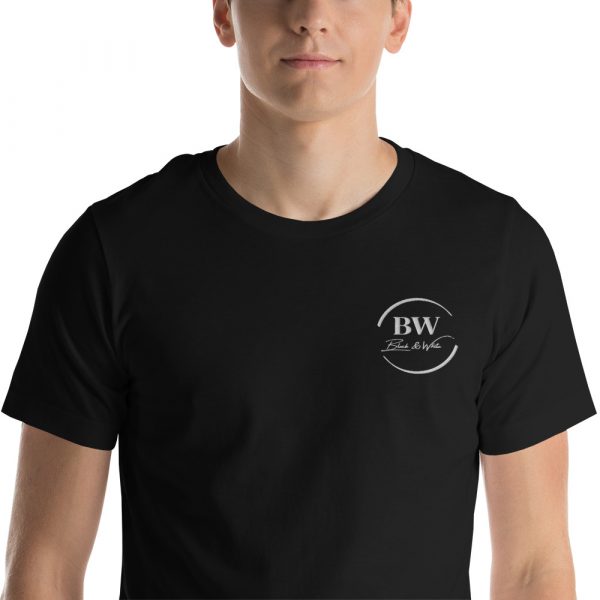 T-Shirt Black and White Homme