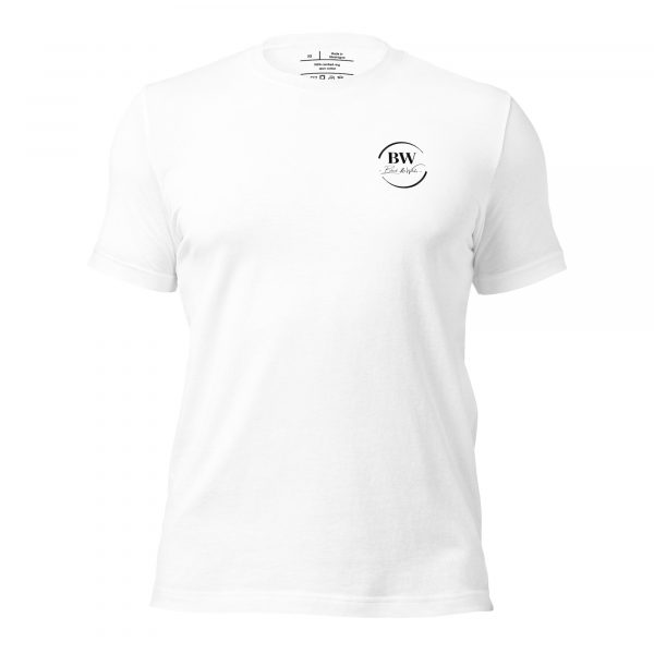 T-Shirt Sport Coton "Black&White" Blanc Homme "J'ai des écouteurs..." – Image 3