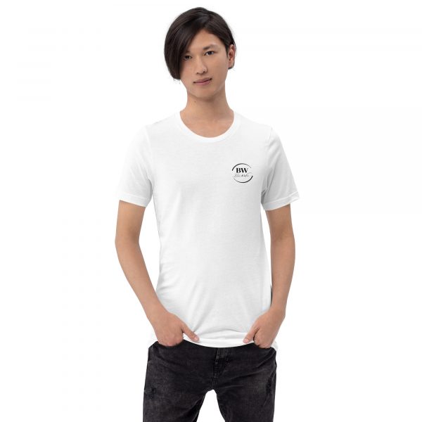 T-Shirt Sport "Black&White" Blanc Homme Classqiue