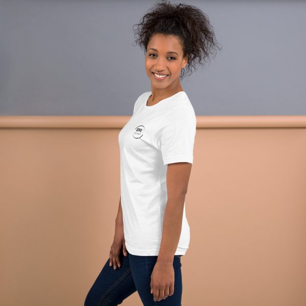 T-Shirt Sport Coton "Black&White" Blanc Femme "Va T'entrainer." – Image 5