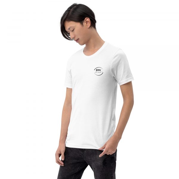 T-Shirt Sport "Black&White" Blanc Homme Classqiue – Image 4