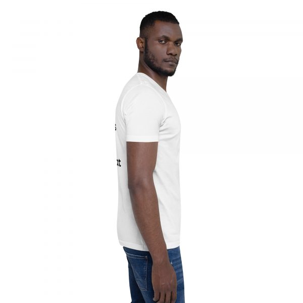 T-Shirt Sport Coton "Black&White" Blanc Homme "J'ai eu des..." – Image 8