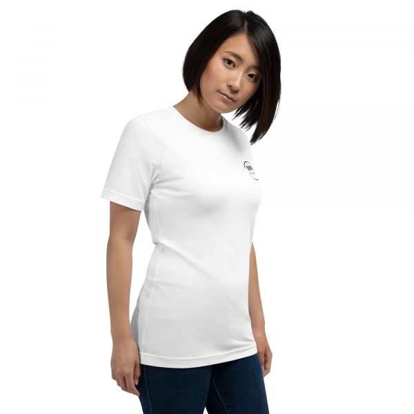 T-Shirt Sport Coton "Black&White" Blanc Femme "J'ai des écouteurs..." – Image 8