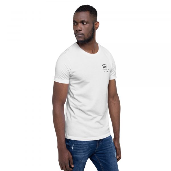 T-Shirt Sport Coton "Black&White" Blanc Homme "J'ai eu des..." – Image 5